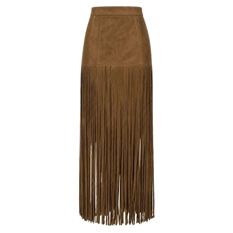 Soren Mini Skirt With Fringe image number null