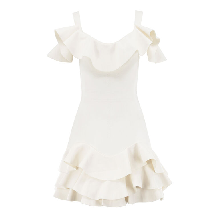 Sienna Sleeveless Ruffle Mini Dress image number null