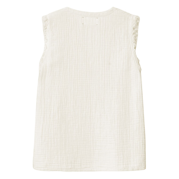 Portia Sleeveless V-Neck Top image number null