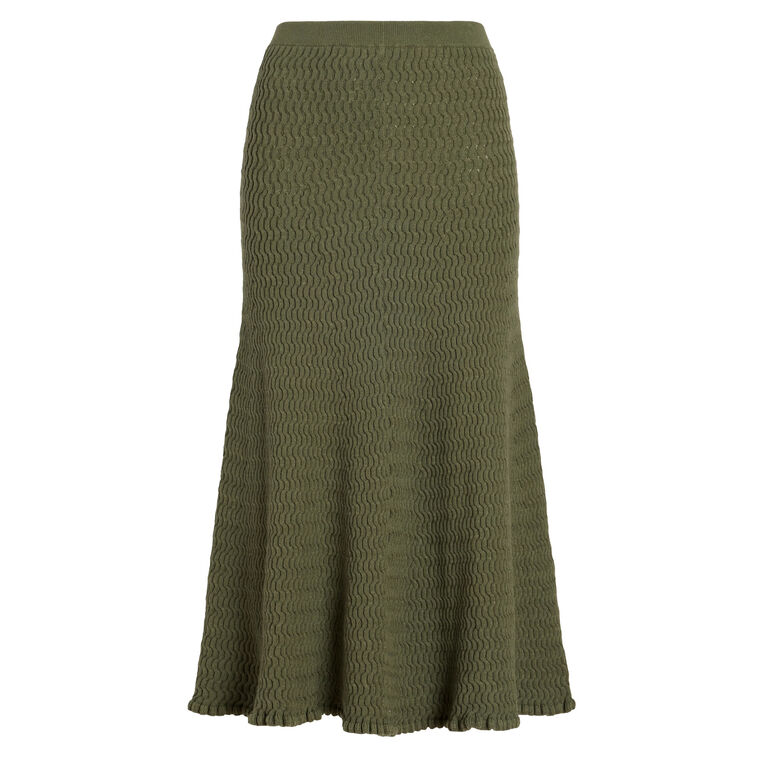 Magnolia Skirt in Cable Knit image number null