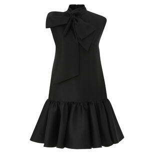 Hypnotic Bow Sleeveless Mini Dress