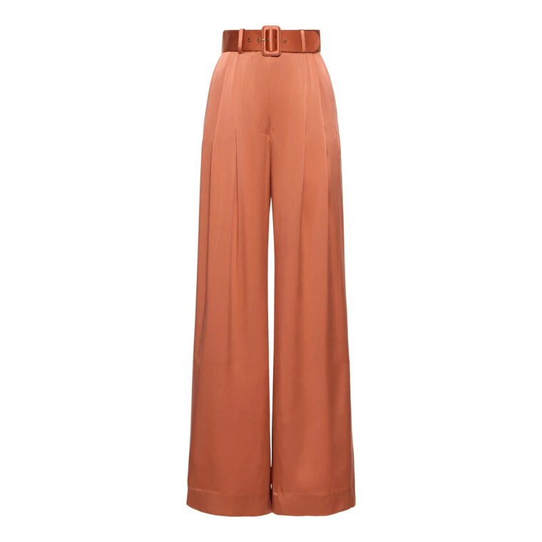 Silk Tuck Pant image number null