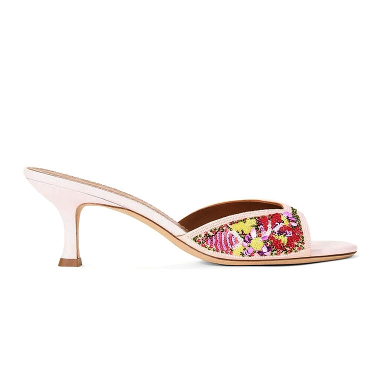Brigitte Beaded Wildflower Mule image number null