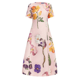 Caroline Short Sleeve Midi Dress