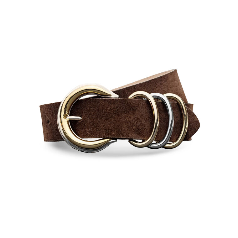 Tobar Suede Leather Belt image number null