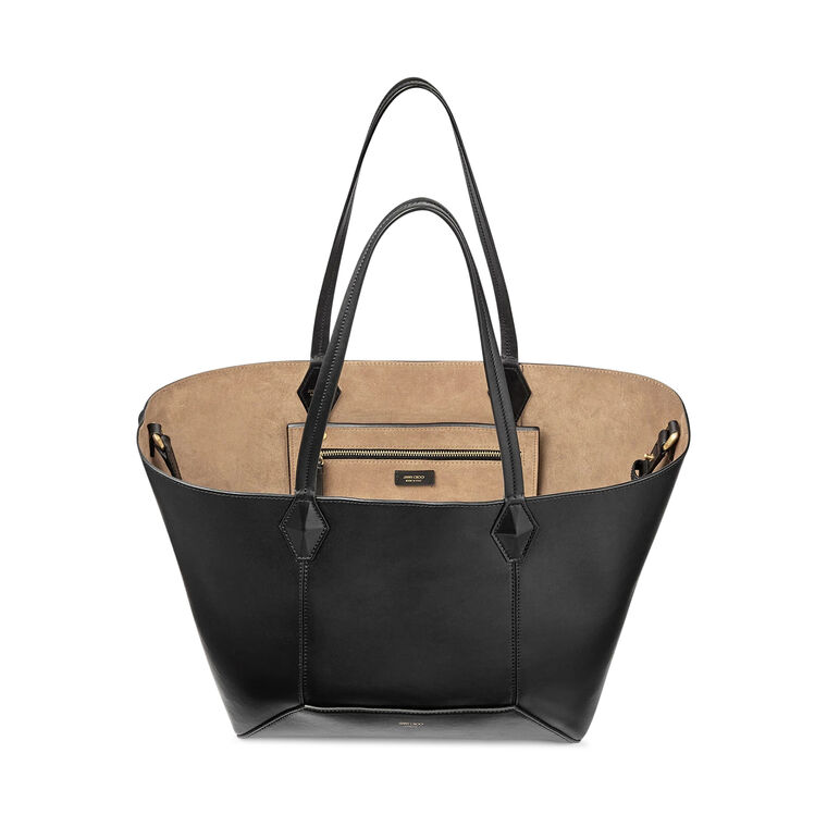 Soft Shiny Calf Leather Diamond Tote image number null