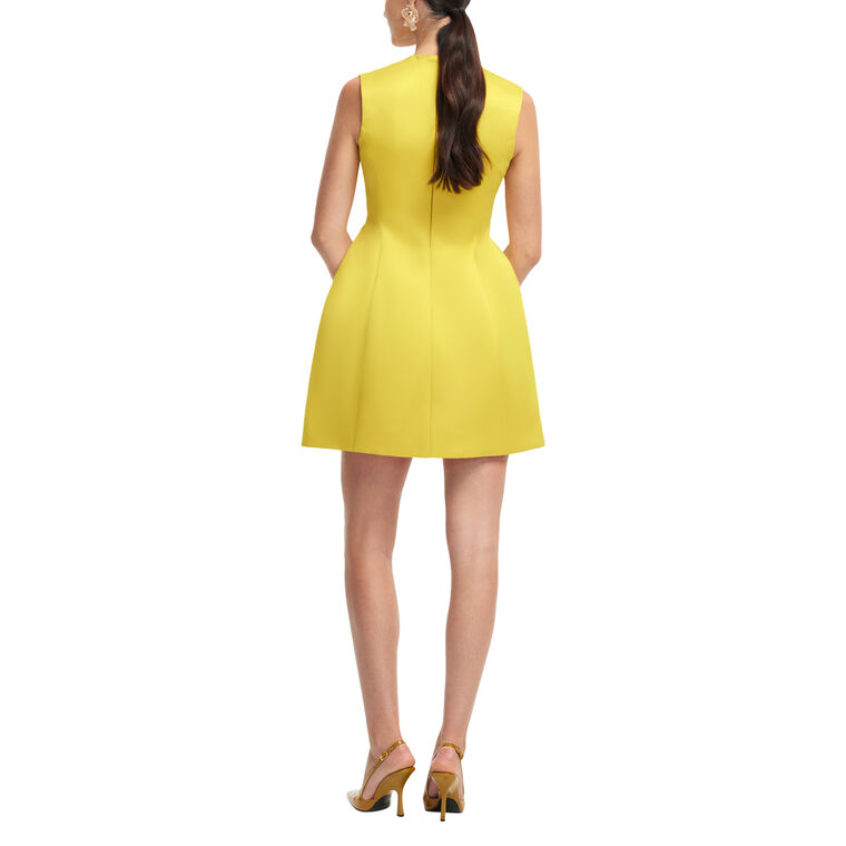 Bree Sleeveless V-Neck Embroidery Mini Dress image number null