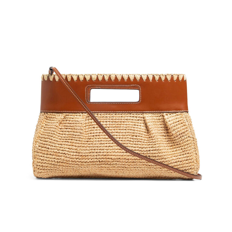 Lena Raffia Clutch image number null