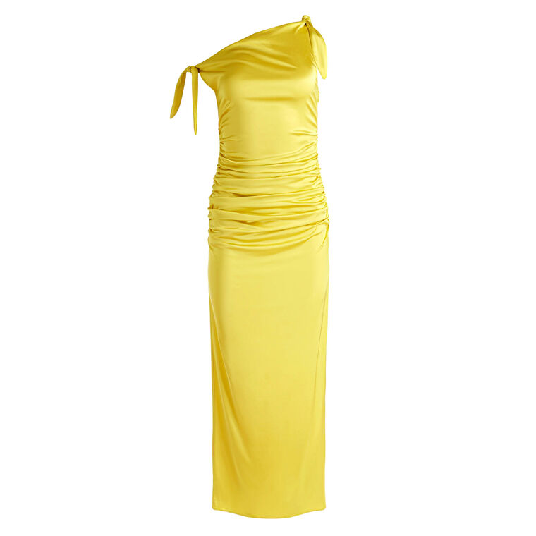 Marilla Off The Shoulder Ruched Maxi Dress image number null