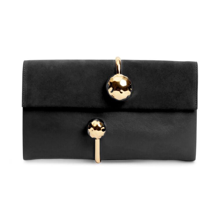 Amaya Suede Clutch image number null