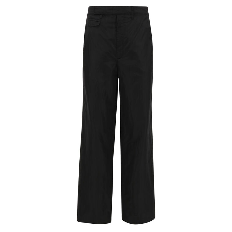 Silk Nylon Straight Leg Trouser image number null
