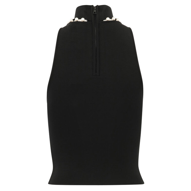 Annalee Mock Neck Halter Top image number null