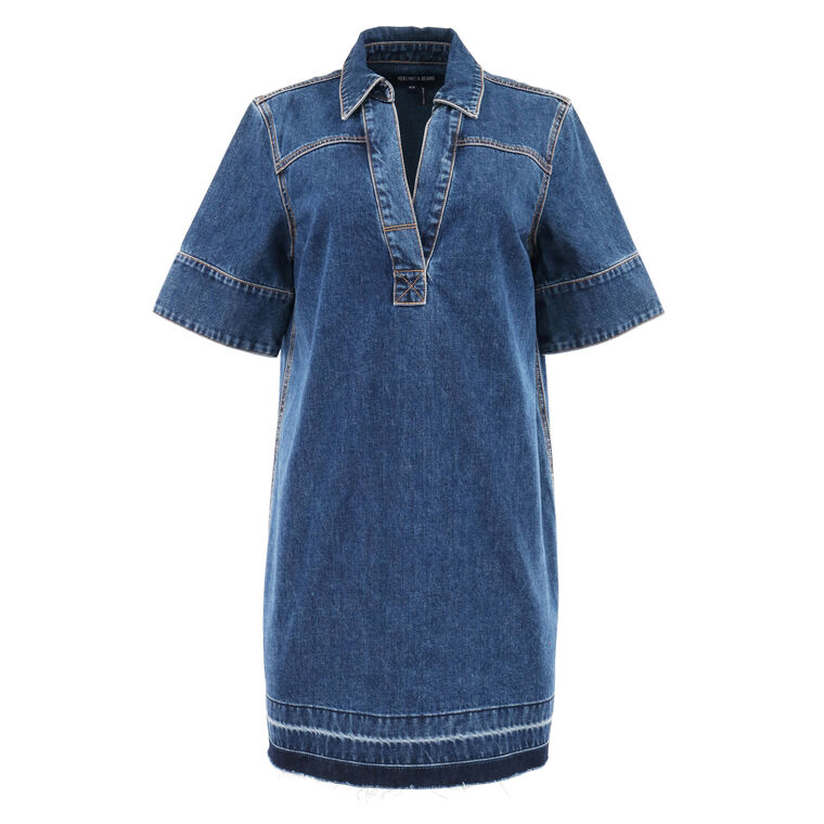 Felice Denim Mini Dress image number null