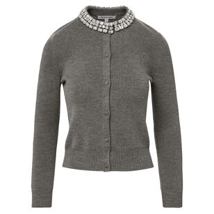 Daro Embellished Long Sleeve Cardigan