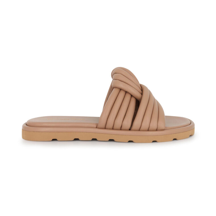 Ottavia Woven Leather Flat Sandal image number null