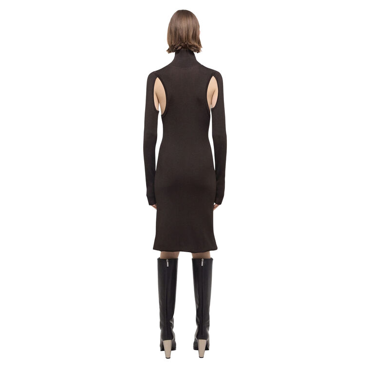 Air Turtleneck Cutout Dress image number null