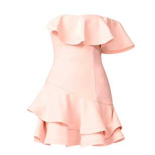 Ava Strapless Tiered Mini Dress