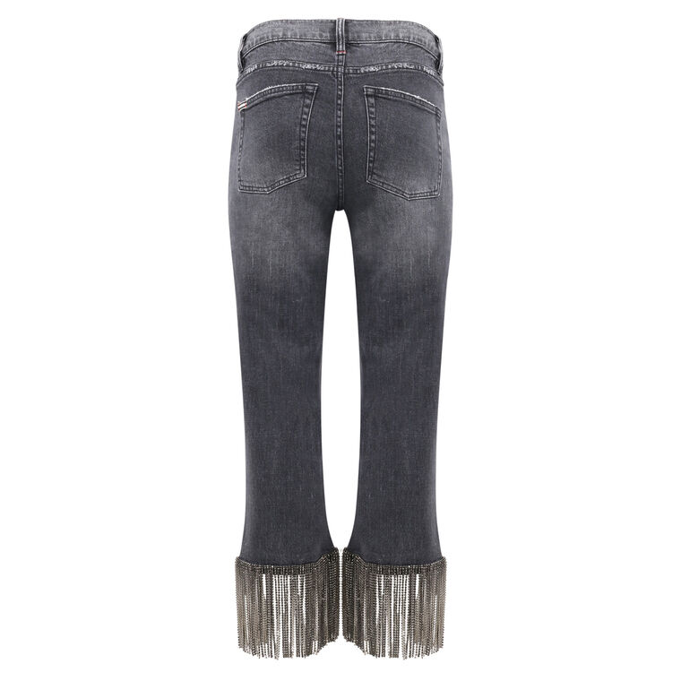 Amazing Boyfriend Jean with Fringe image number null