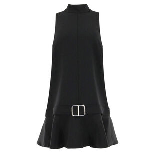 Noemy Sleeveless Belted Hem Mini Dress