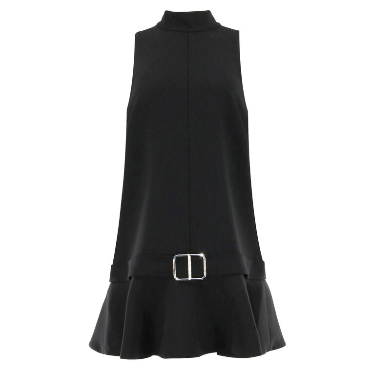 Noemy Sleeveless Belted Hem Mini Dress image number null