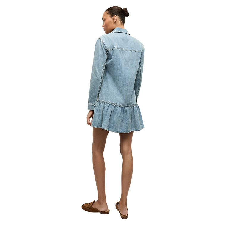 Catherine Denim Mini Dress image number null