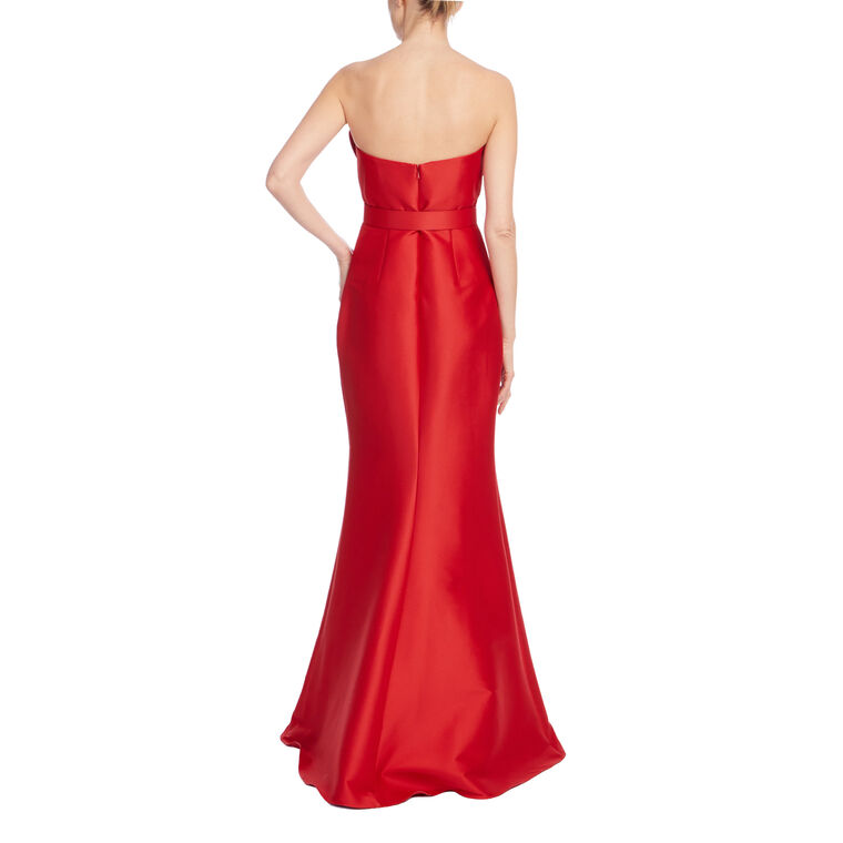 Belted Loop Bodice Gown image number null
