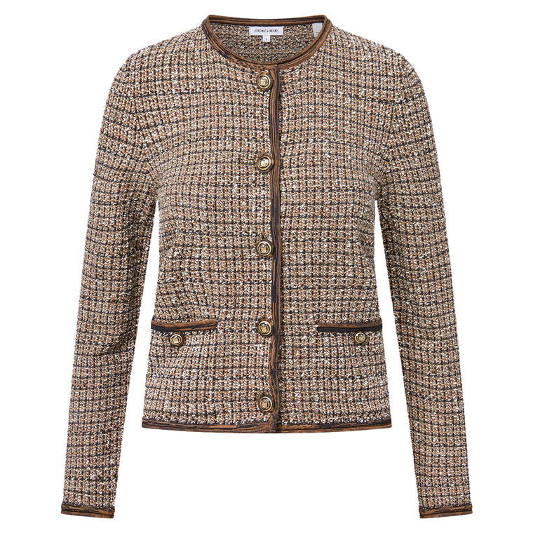 Brisa Tweed Knit Jacket image number null