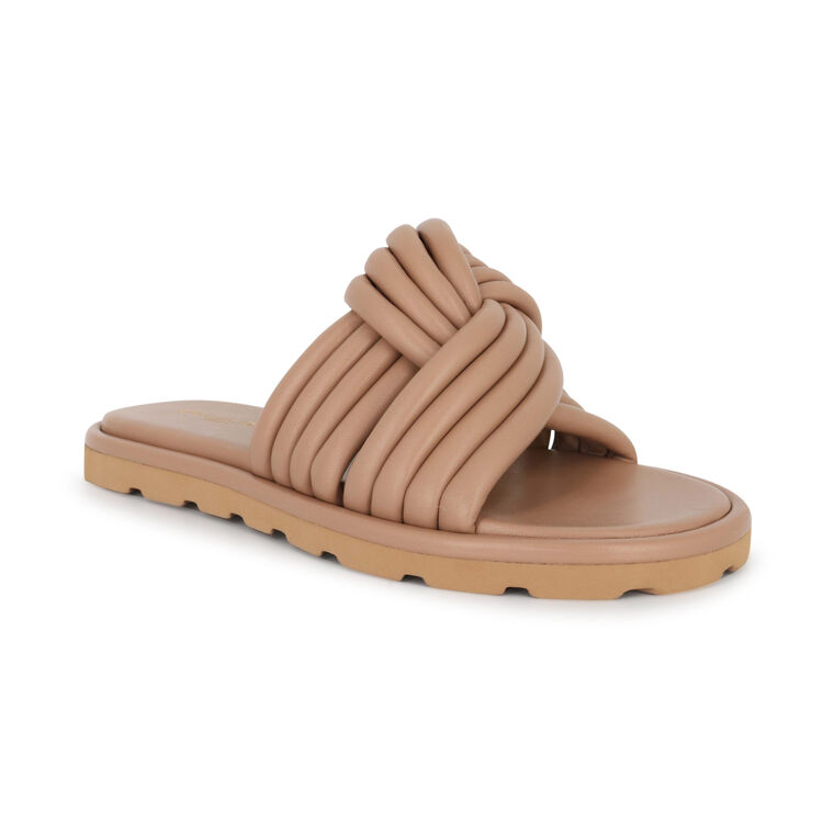 Ottavia Woven Leather Flat Sandal image number null