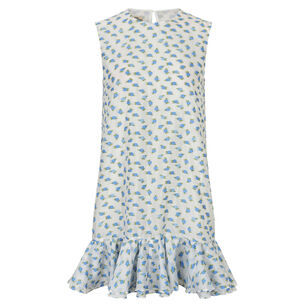 Agnese Petit Azurine Flower Mini Dress