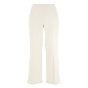 Gulf Cropped Flare Jacquard Pant