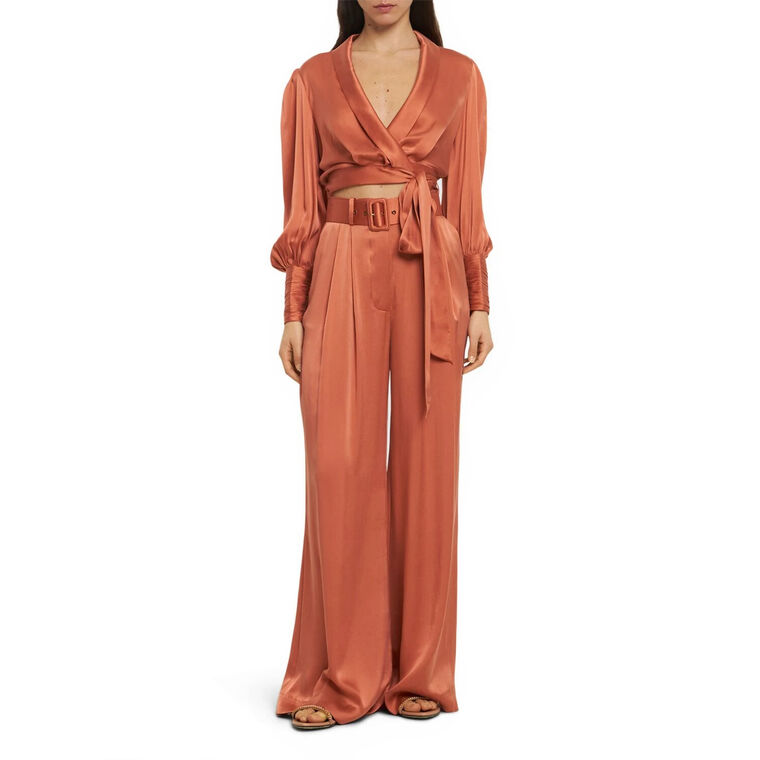 Silk Wrap Top image number null