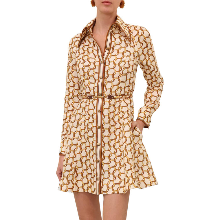 Panelled Mini Dress image number null