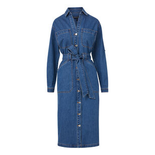 Evelyn Chambray Dress