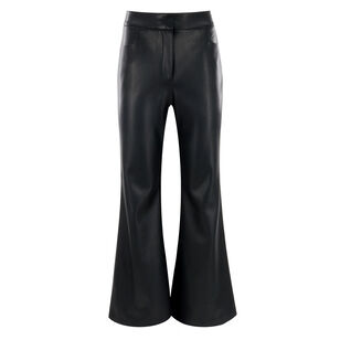 Gaia Flared Vegan Leather Pants