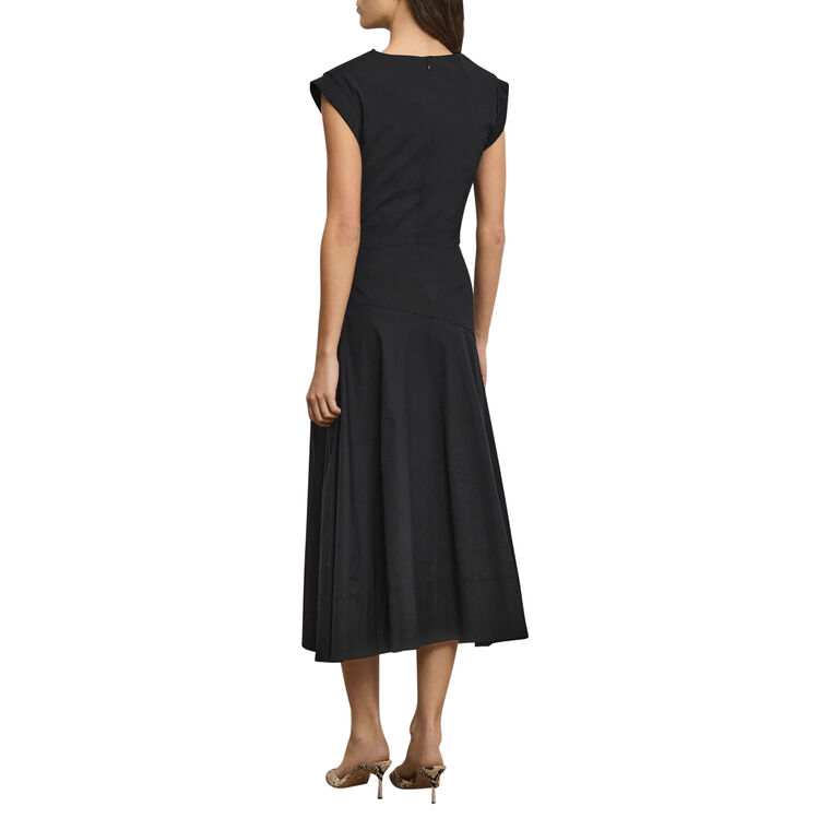 Lisette Cap Sleeve Ruched Midi Dress image number null