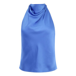 Lanika Satin Halter Top