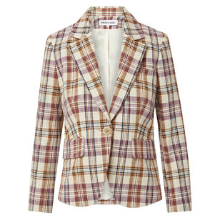 Tyra Plaid Dickey Jacket
