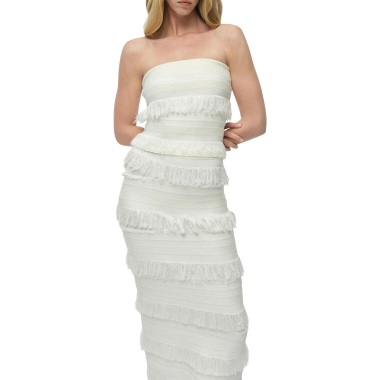 Cairo Knit Stripe Tube Top image number null