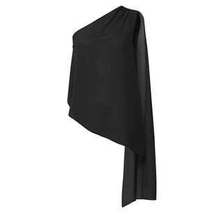 Lightweight Georgette One Shoulder Top