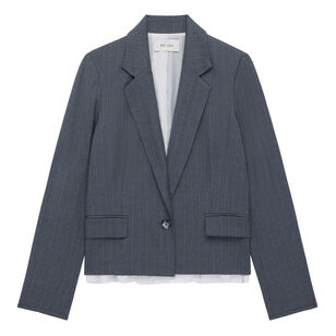 The Hutton Striped Blazer