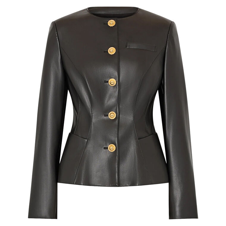 Wells Vegan Leather Jacket image number null