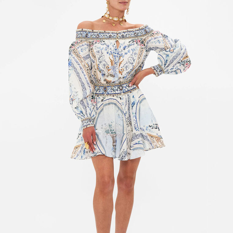 Off Shoulder Short Dress image number null
