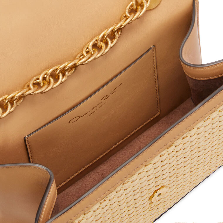 Raffia Woven TRO Bag image number null