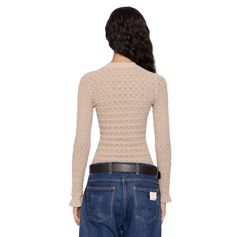 Ruby Knit Long Sleeve Top image number null