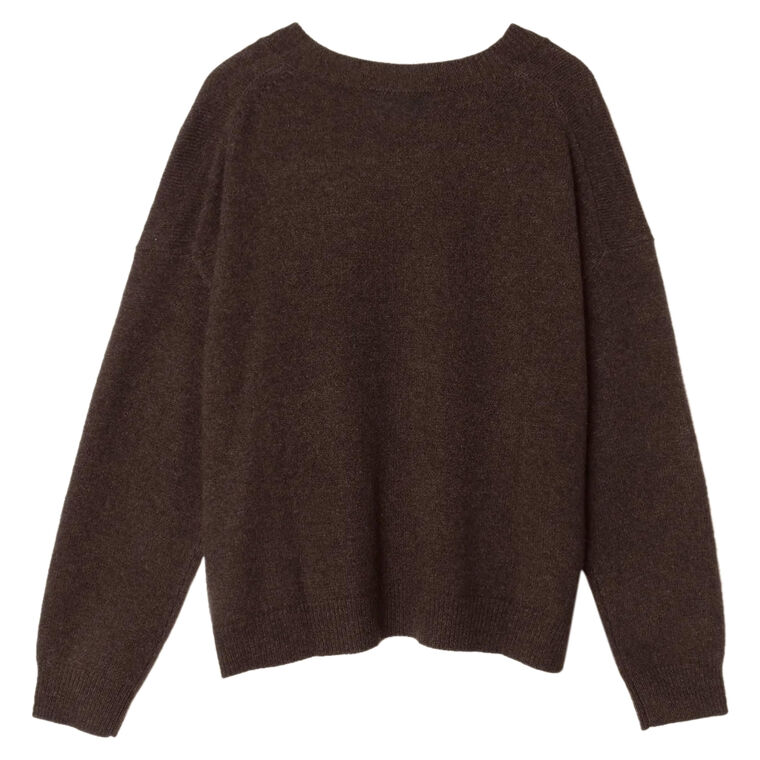 Jodie Long Sleeve V-Neck Cashmere Sweater image number null