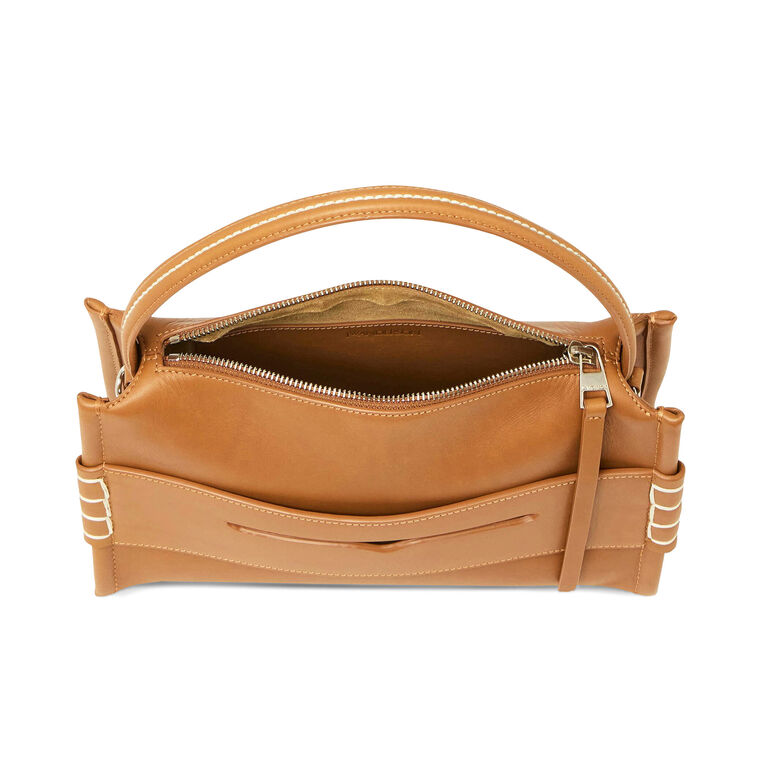 Loafer Leather Shoulder Bag image number null