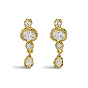 Asterales Leverback Earrings