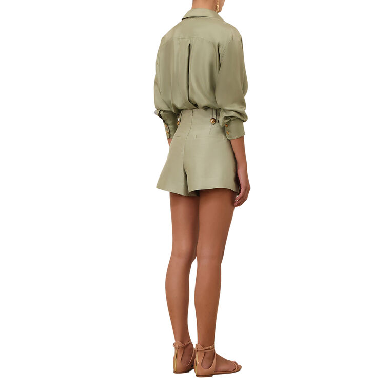Luna Wool-Silk Tailored Short image number null