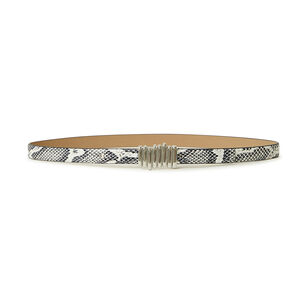 Vesna Mini Python Leather Belt
