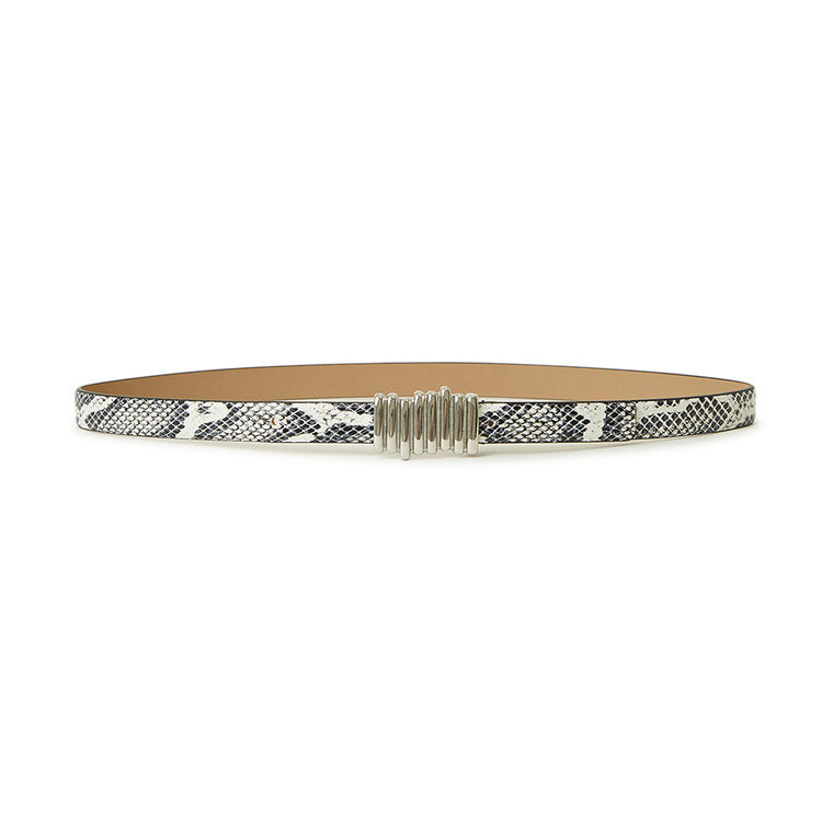 Vesna Mini Python Leather Belt image number null